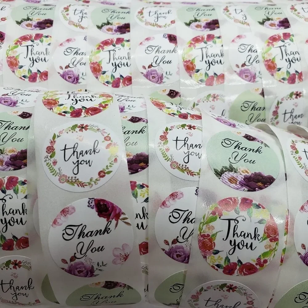 8/$20 100ct Thank You Stickers Round 1